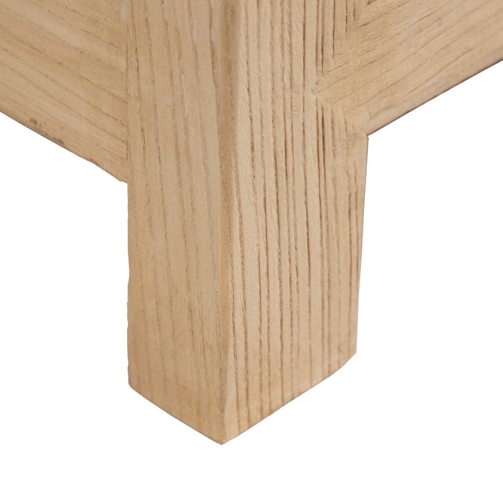 Aparador Beneteau madera maciza y chapa de roble 180x71,5 cm - www